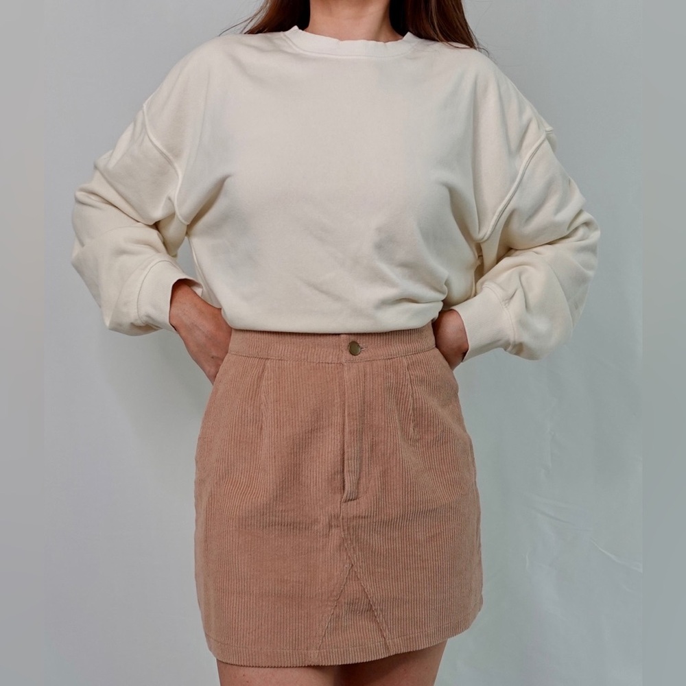 Maeve Corduroy Mini Skirt